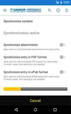 Emergency Handbook android App screenshot 1